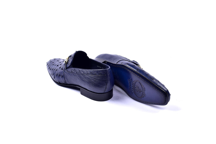 C0226-5776 Genuine Ostrich- Navy