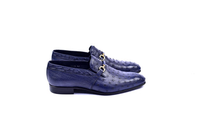 C0226-5776 Genuine Ostrich- Navy