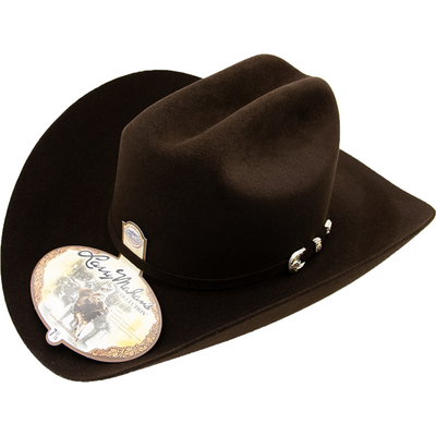 6x Larry Mahan Real Fur Felt Cowboy Hat Chocolate 1   - from alligatorwarehouse.com