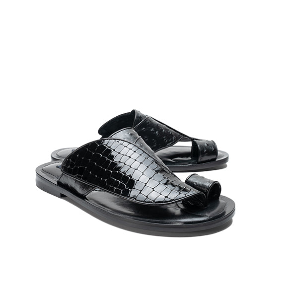 C005-Corrente 5830 Sandal- Black