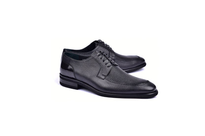 C0011-5876 Deer Skin Lace up- Black