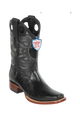 Wild West Botas de Armadillo Horma Rodeo Black