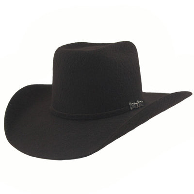 Cuernos Chuecos 10x Grizzly Black Fur Felt Cowboy Hat 1 -1  - from alligatorwarehouse.com