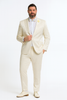 Men’s Champaign Ivory  Jacquard Paisley Tuxedo Suit with Satin Shawl Lapel – Elegant Wedding and Prom Outfit By Rossiman 2   - from alligatorwarehouse.com