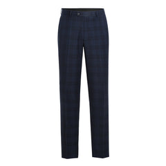 293-21 Men's Slim Fit Stretch Checked Suits