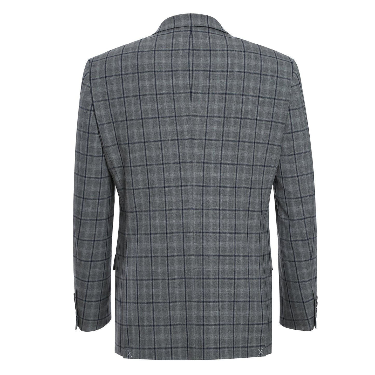 293-20 Men's Slim Fit Stretch Checked Suits