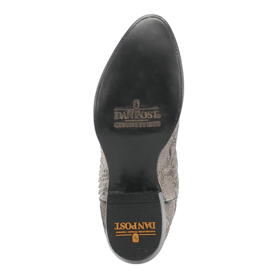 Dan Post Men's Manning Python Snakeskin Round Toe Boots - Natural 5 DP3036_7_D  - from alligatorwarehouse.com