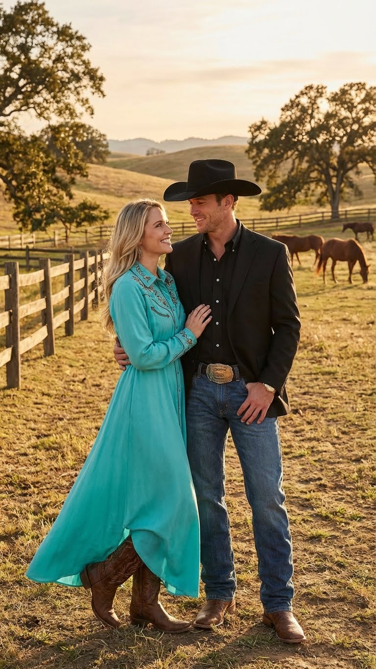 Men’s Black Western Blazer Jacket, Classic Cowboy Style Sport Coat for Casual Formal Wear with Jeans