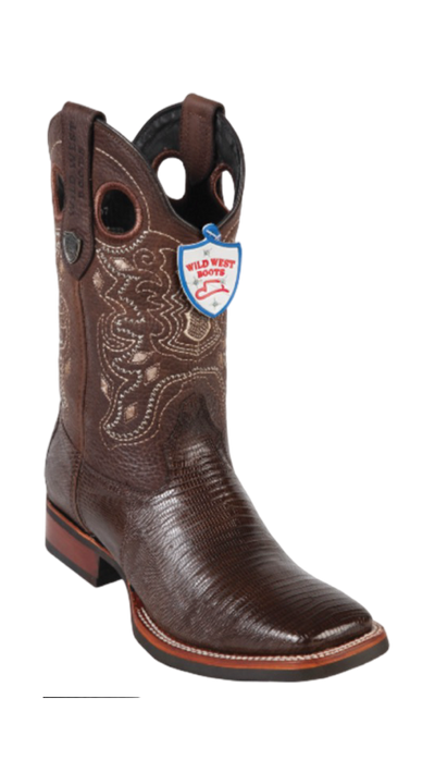 Wild West Botas de Armadillo Horma Rodeo Brown 1   - from alligatorwarehouse.com