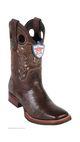 Wild West Botas de Armadillo Horma Rodeo Brown