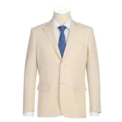 Men's Tan 2-Piece Slim Fit Linen Suit 1 SO6611-3-NEWSLIM  - from alligatorwarehouse.com