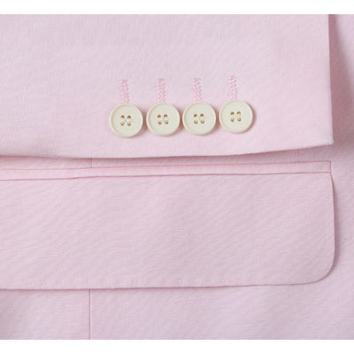 Men's Pink 2-Piece Slim Fit Linen Suit 3 SO6611-4-NEWSLIM  - from alligatorwarehouse.com