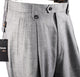 Tiglio Luxe Light Gray Birdseye Wide Leg, Pure Wool Dress Pants 2576 TIG1018