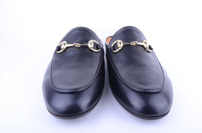 P00027-6251 Open Back Buckle loafer-Black