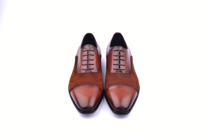 C0091-6265S Cap toe Lace up-Tan