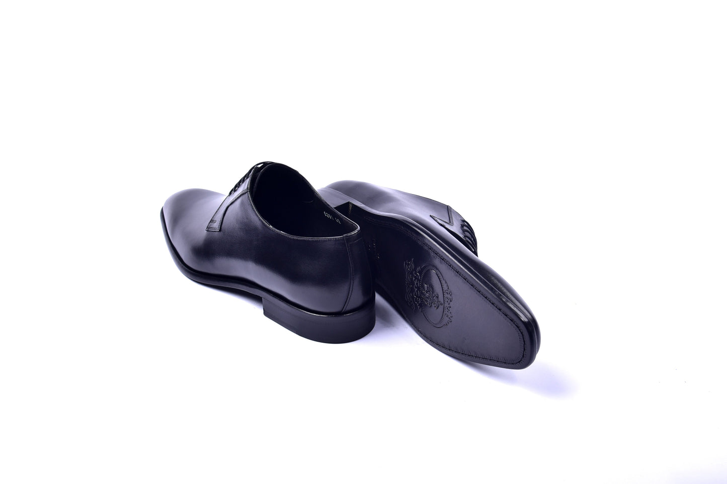 C01501-6291 Plain Toe Lace Up Black