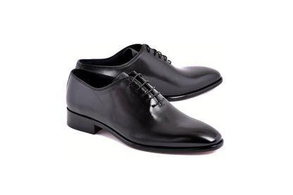 C0001110-6292OXF- Plain toe lace up-Black