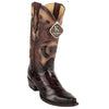 King Exotic Men's Eel Western Snip Toe Boot 4 -01  - from alligatorwarehouse.com
