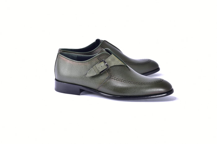 C052-6471 Monk strap-Green
