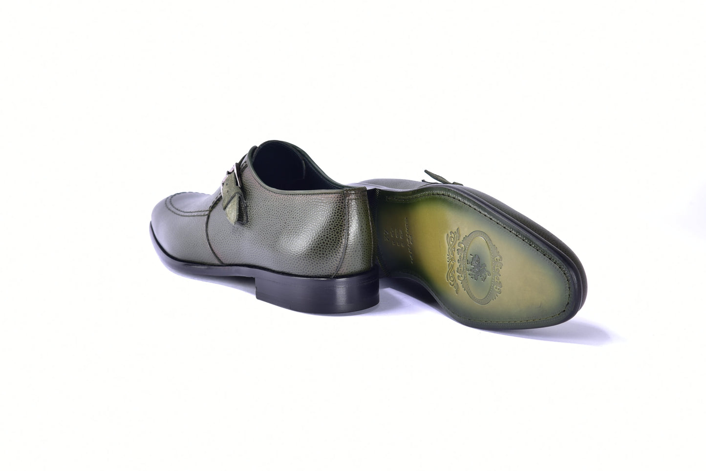 C052-6471 Monk strap-Green