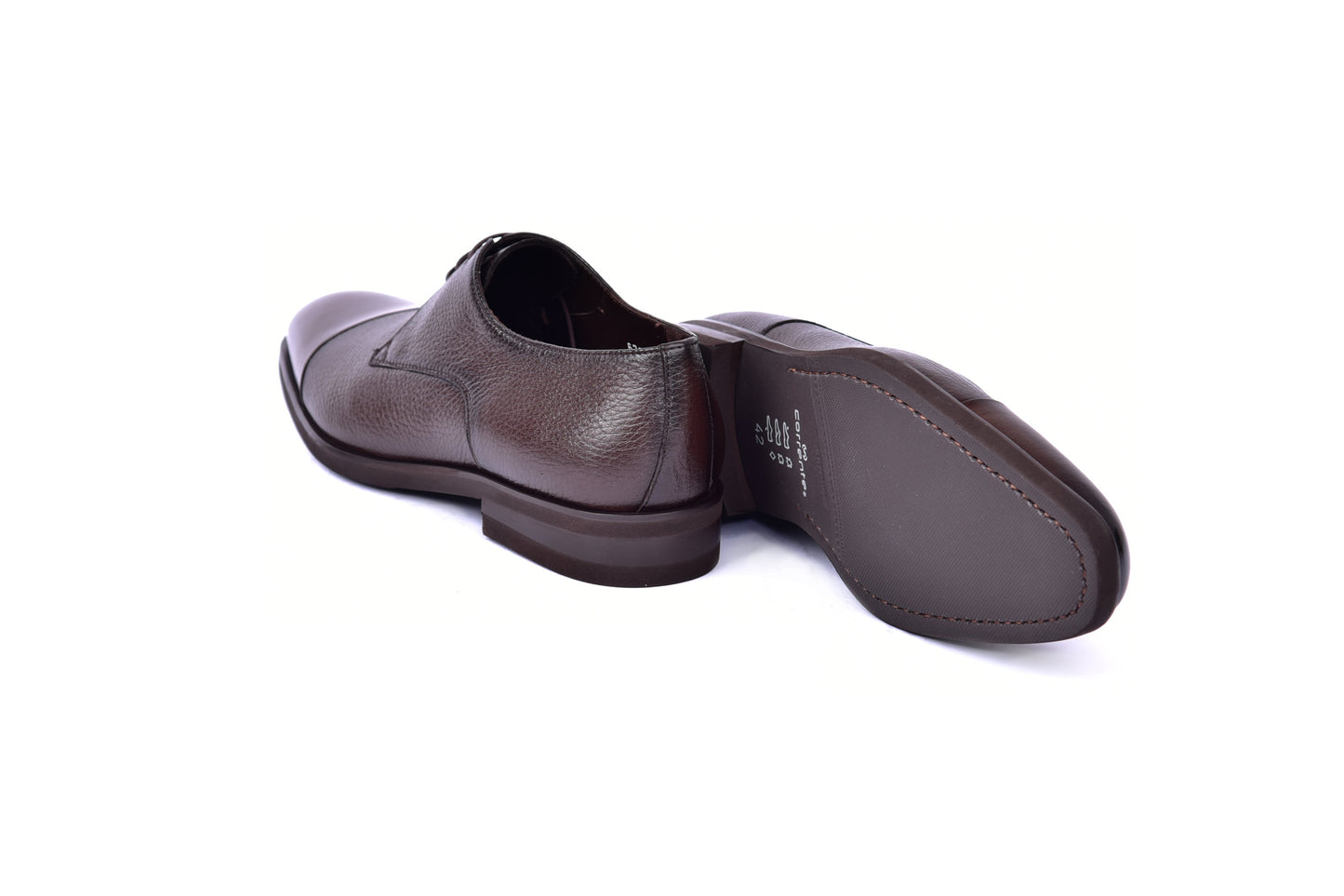 C001106-6793 Cap Toe Deer Skin- Brown