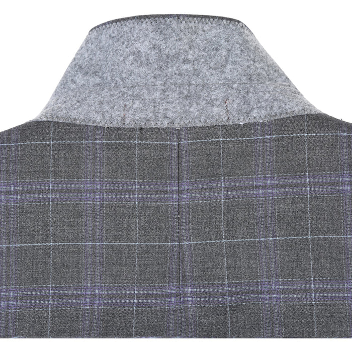293-25 Men's Classic Fit Checked Suits