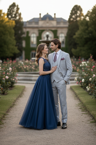 Men’s Very Light Gray Three-Piece  Wedding Suit 2 Buttons Modern or Slim Fit  Ash Bone Color Steel Grey 3   - from alligatorwarehouse.com