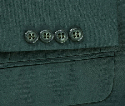Vanderbilt Collection - Classic 2 Piece Suit 2 Buttons Regular Fit In Green 3 SO6201-9-CLASSIC  - from alligatorwarehouse.com