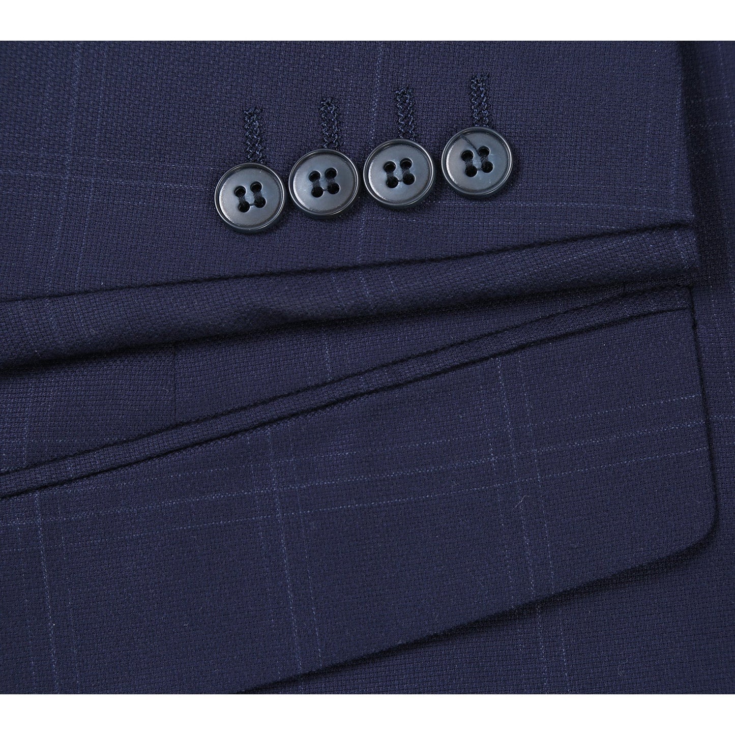 293-29 Men's Slim Fit Checked Suits