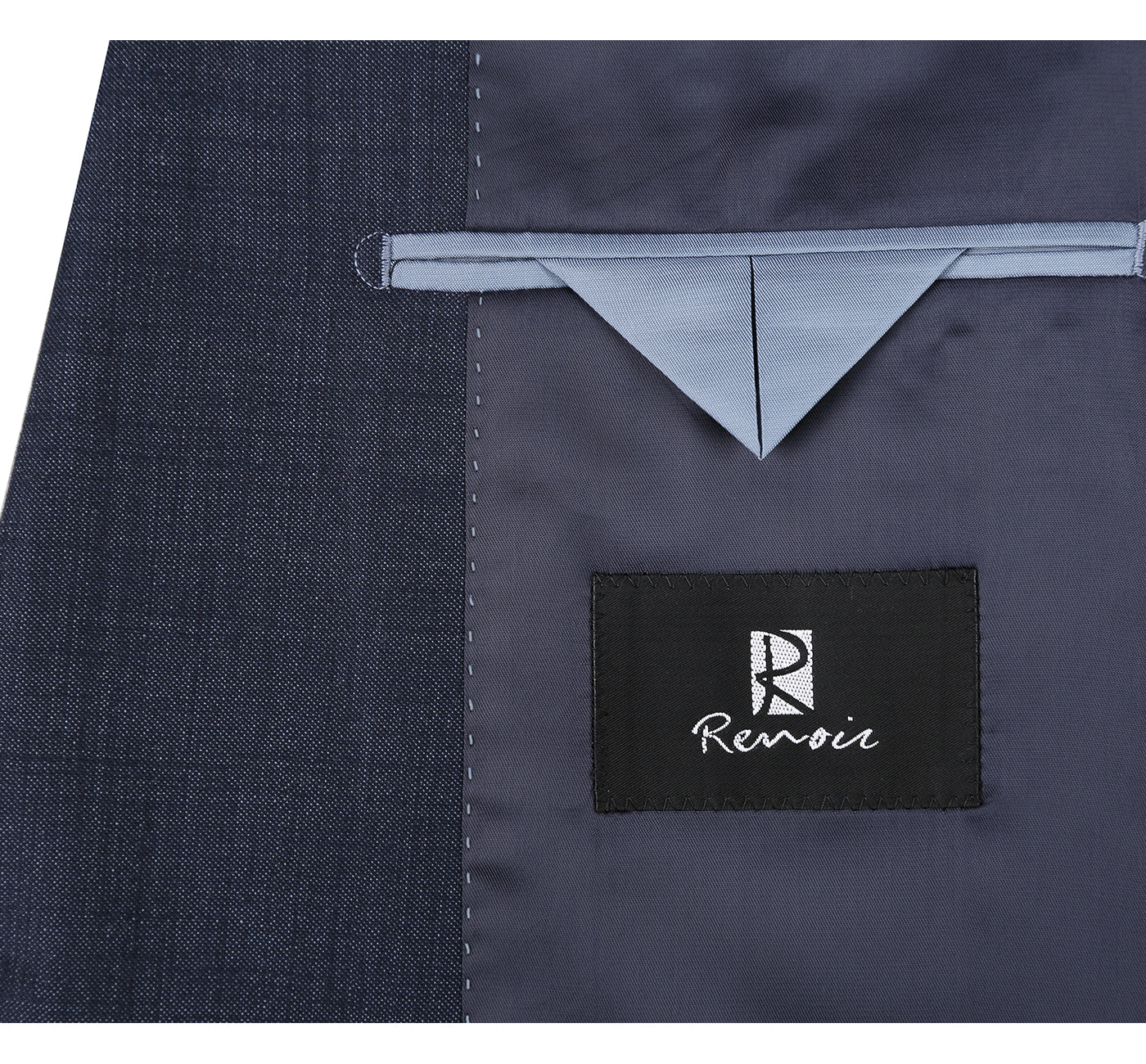 558-3 Men's Two Piece Classic Fit Wool Blend Suit