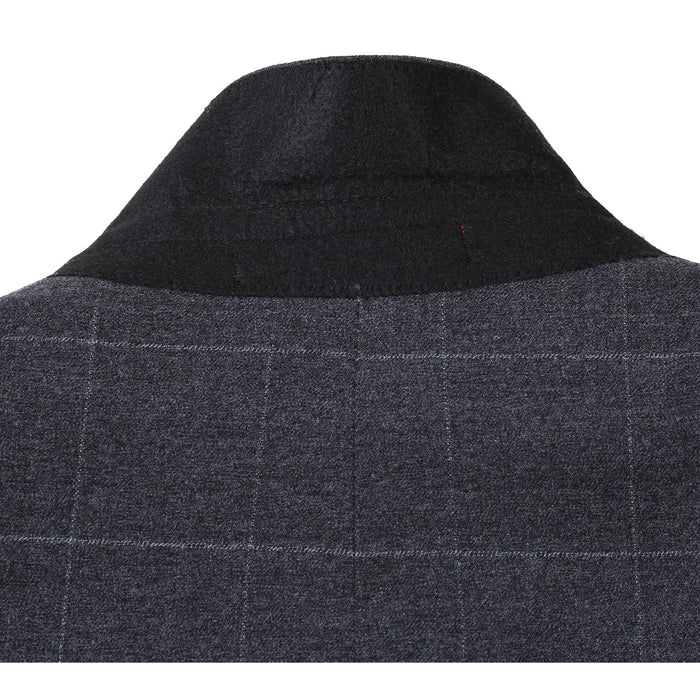 293-31 Men's Slim Fit Checked Suits