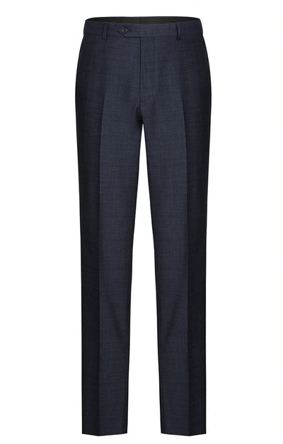 Wool Blend Regular Fit Suit 2 Piece Suit 2 Button in Navy 2 SO6558-3-CLASSIC  - from alligatorwarehouse.com