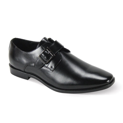 Antonio Cerrelli The Executive Monk Strap Dress Shoes 1 7013_BLACK_6.5  - from alligatorwarehouse.com
