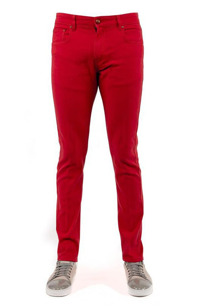 Skinny fit jeans in Red