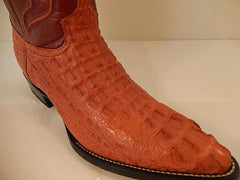 Wild West Boots Cognac Crocodile Cowboy Boot