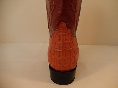 Wild West Boots Cognac Crocodile Cowboy Boot 4   - from alligatorwarehouse.com