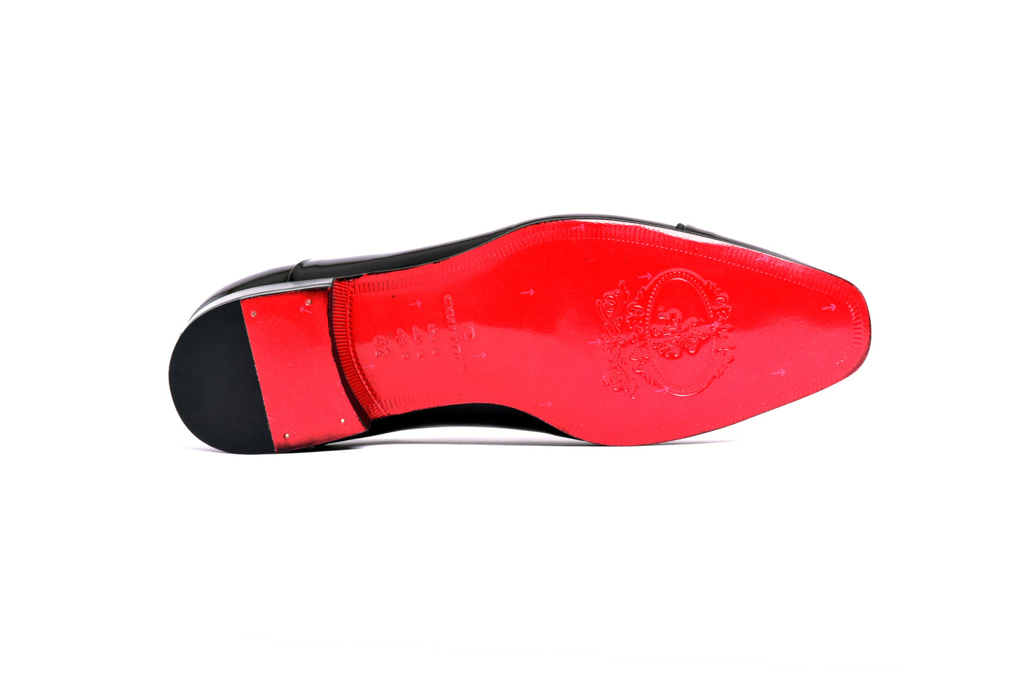 C0001102- 7368P Cap toe lace up - Black Patent