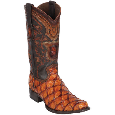 Men's Monster Fish European Square Toe Boots 5 LAB-761005-060  - from alligatorwarehouse.com
