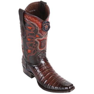 Botas de Cocodrilo Caiman Panza Horma Europea Cuadrada 2 LAB-768205-060  - from alligatorwarehouse.com