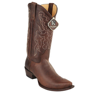 King Exotic Men's Snip Toe Cowboy Boots