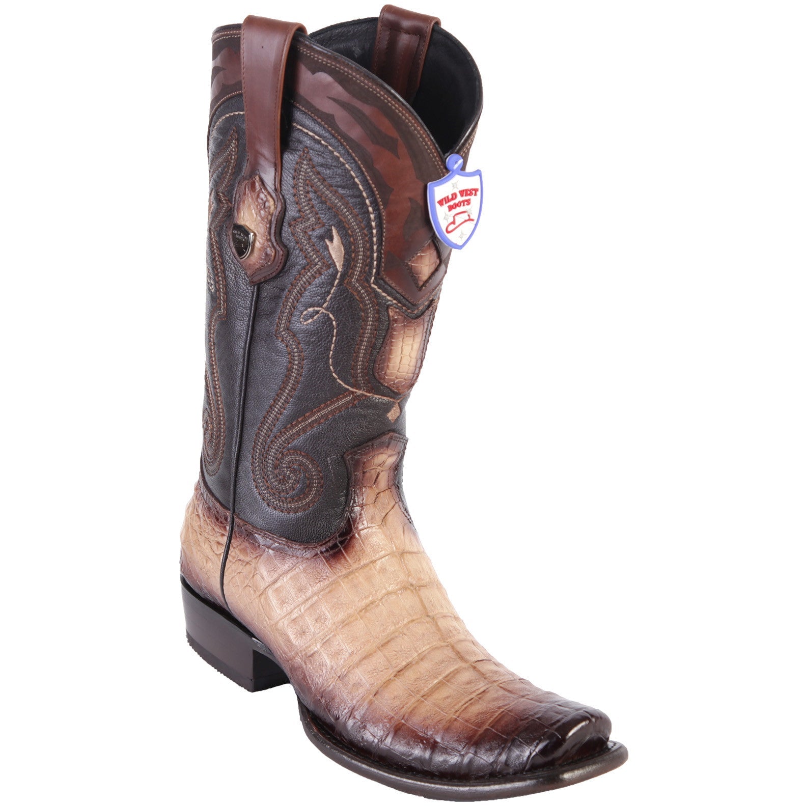 Caiman Belly Boots Dubai Toe