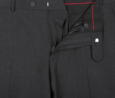 Vanderbilt Collection  - Classic 2 Piece Suit 2 Buttons Regular Fit In Charcoal Gray 4 SO6202-1 CLASSIC SUITS_34R  - from alligatorwarehouse.com