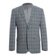293-20 Men's Slim Fit Stretch Checked Suits
