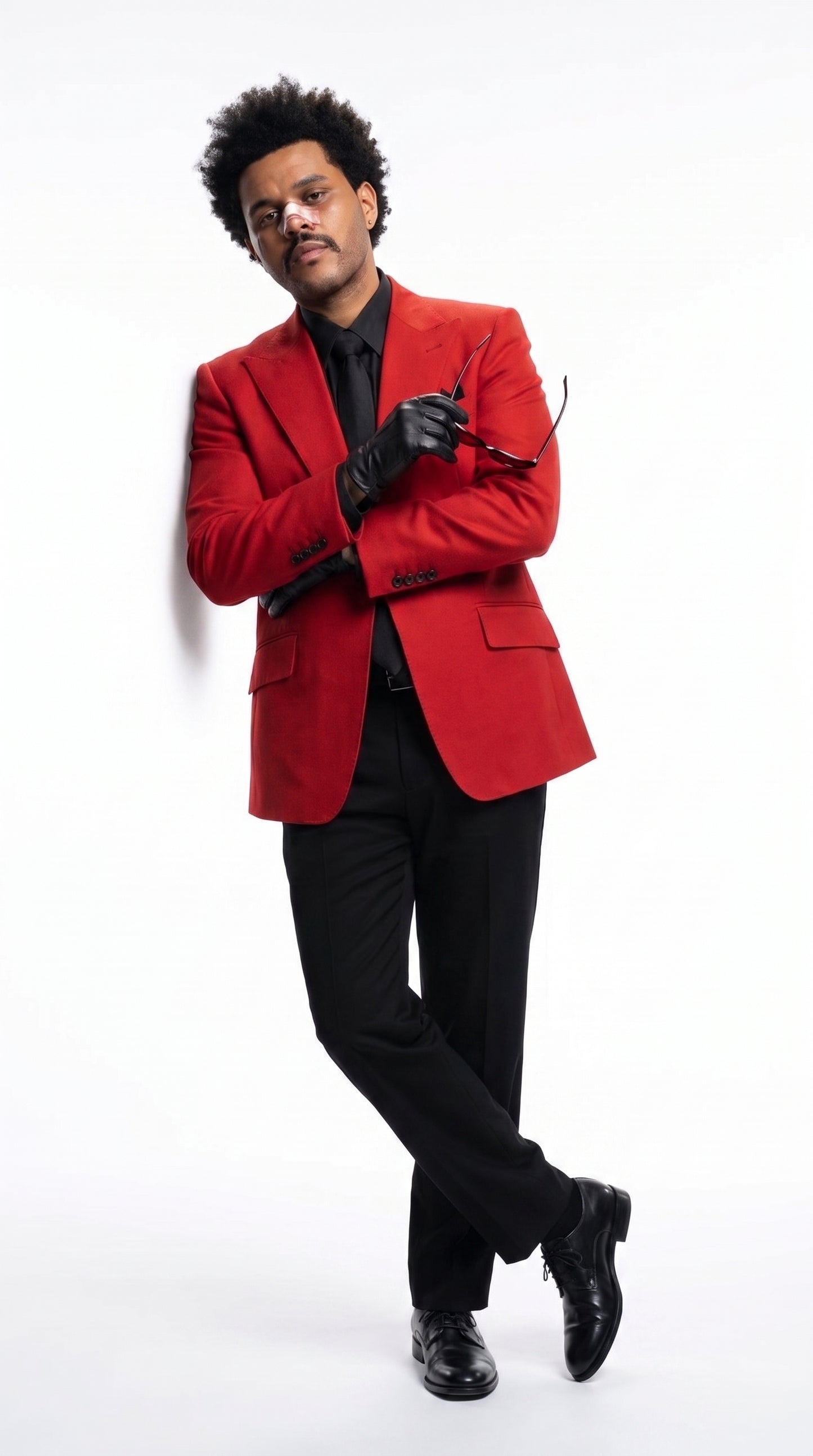 Men’s Red Blazer with Black Pants – Celebrity Inspired Wedding, Prom & Party Suit