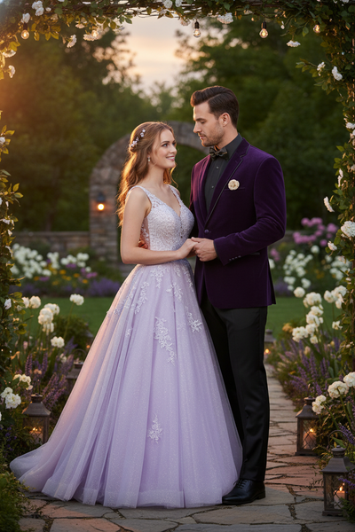 Men’s Purple Velvet Blazer – Luxury Slim Fit Formal Jacket with Black Satin Trim Tuxedo Dinner Jacket 2   - from alligatorwarehouse.com