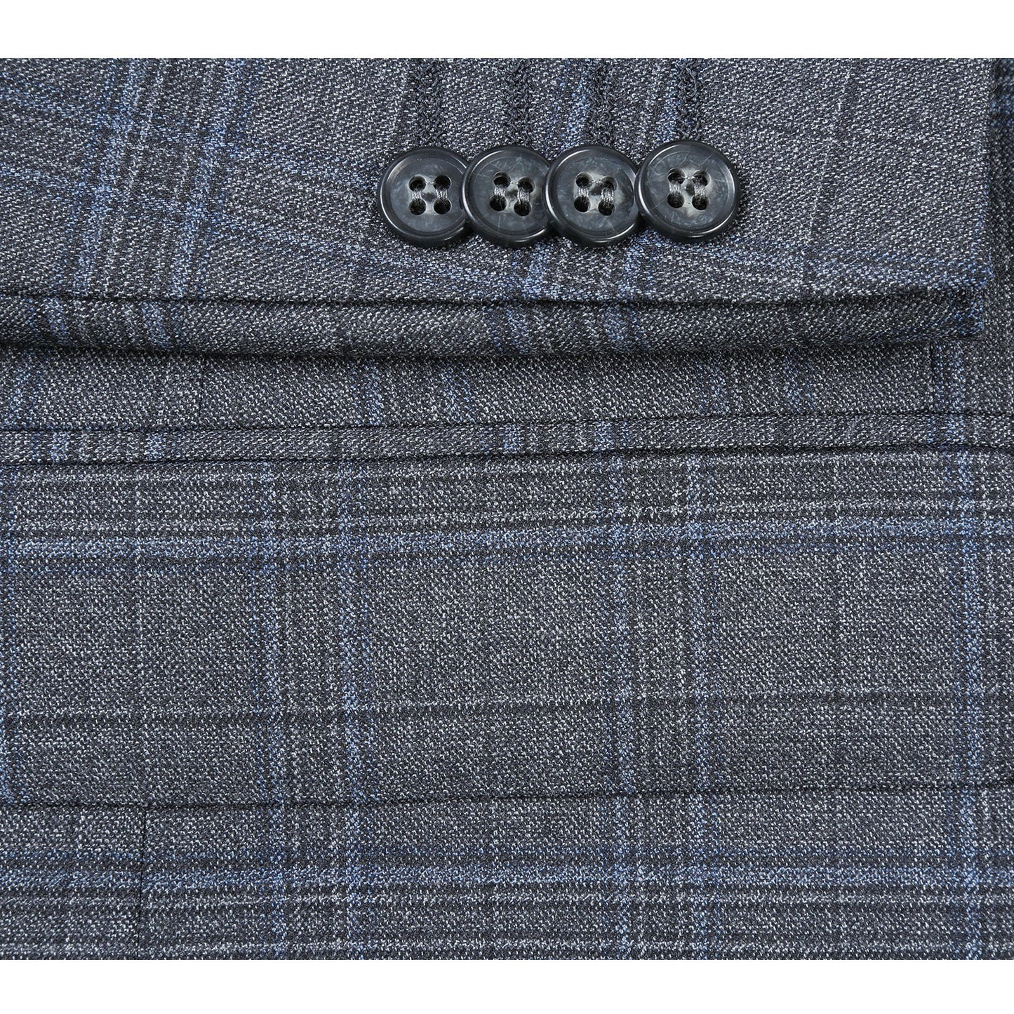 564-7 Men's Classic Fit Wool Blend Stretch Suits