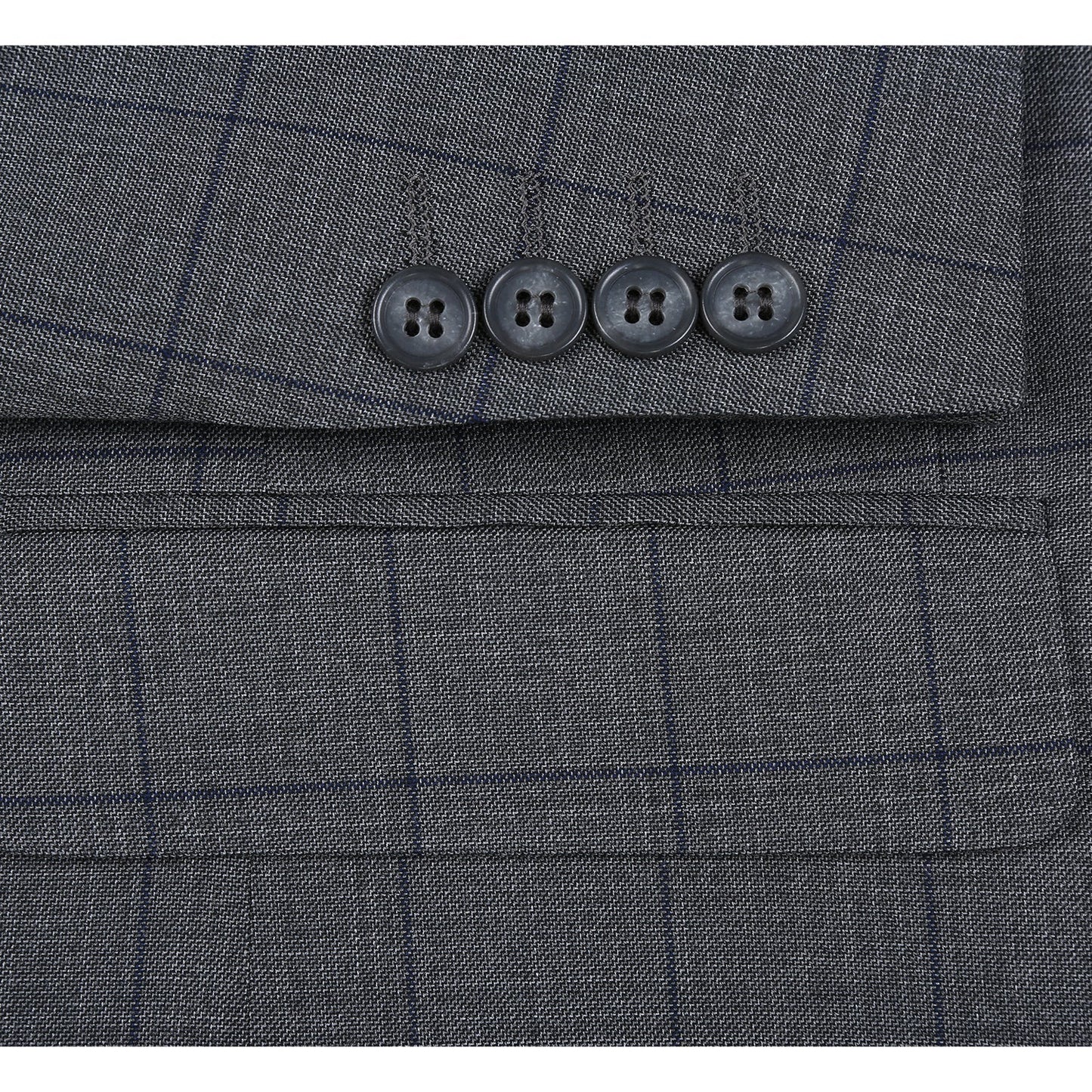 293-44 Men's Double-Breasted New Slim Fit Suits