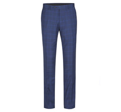 292-6 Men's Slim Fit 2-Piece Single Breasted Check Dress Suit