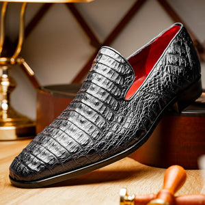 Marco Di Milano Trento Black Genuine Caiman Crocodile Slip-On - view 7