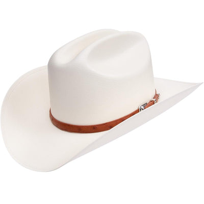 Cuernos Chuecos Sinaloa 500X Cowboy Hat Congac Ostrish Hatband 1 -3  - from alligatorwarehouse.com